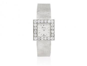 A Lady's Diamond and White Gold Wristwatch Kutchinsky by 
																	 Kutchinsky